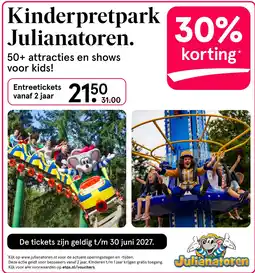 Etos Kinderpretpark julianatoren. aanbieding
