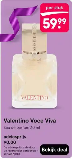 Etos Valentino voce viva aanbieding