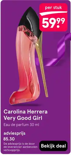 Etos Carolina Herrera Very Good Girl aanbieding