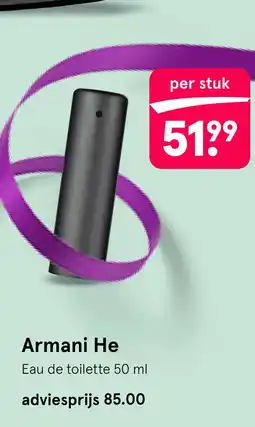 Etos Armani He aanbieding