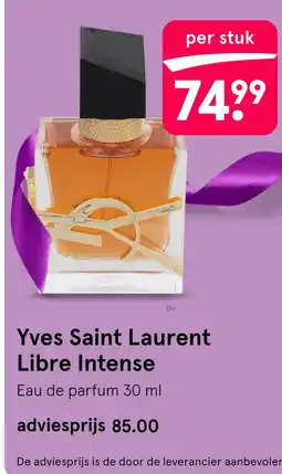 Etos Yves Saint Laurent Libre Intense aanbieding