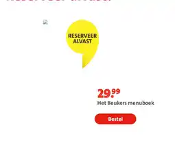 Bruna Het Beukers menuboek aanbieding