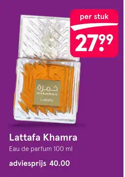 Etos Lattafa Khamra aanbieding
