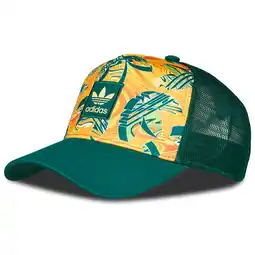 Foot Locker Adidas Aop Trucker Unisex - Olijf - One Size - Poly (Polyester) aanbieding