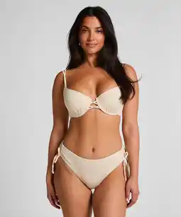 Hunkemoller Hunkemöller Bikinibroekje Crochet Wit aanbieding
