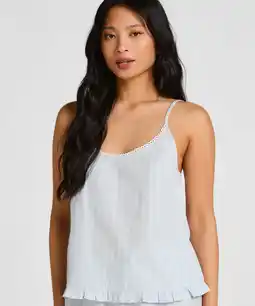 Hunkemoller Hunkemöller Cami Woven Blauw aanbieding