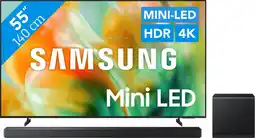 Coolblue Samsung Mini-led 55 M83H (2026) + Samsung HW-QS700F (2025) aanbieding