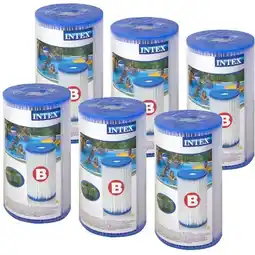 Kruidvat Zwembad filters 6 stuks voor Intex type B pomp aanbieding