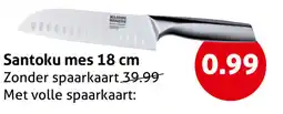 Hoogvliet Santoku mes aanbieding