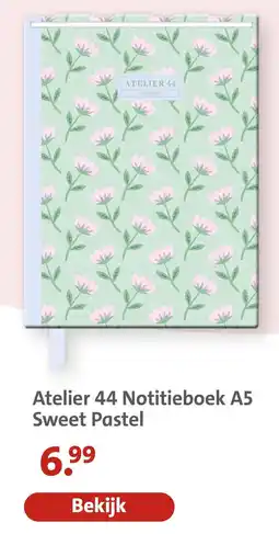 Bruna Atelier 44 Notitieboek A5 Sweet Pastel aanbieding
