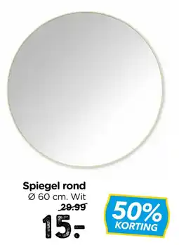 Xenos Spiegel rond aanbieding