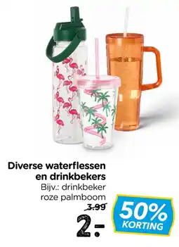 Xenos Diverse waterflessen en drinkbekers aanbieding
