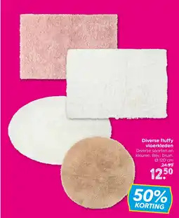 Xenos Diverse fluffy vloerkleden aanbieding