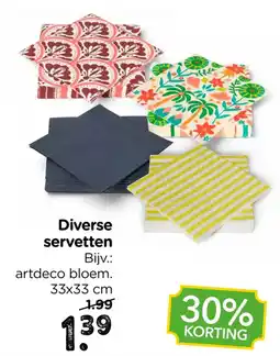 Xenos Diverse servetten aanbieding