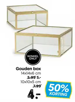 Xenos Gouden box aanbieding