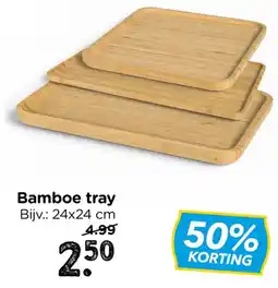Xenos Bamboe tray aanbieding