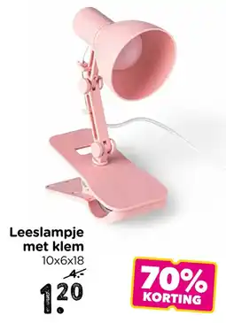 Xenos Leeslampje met klem aanbieding