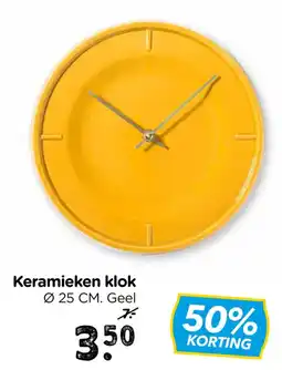 Xenos Keramieken klok aanbieding