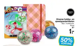 Xenos Diverse hobby- en speelgoedartikelen aanbieding
