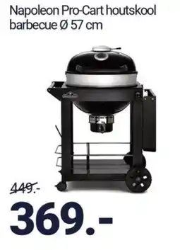 Inter Chalet Napoleon Pro-Cart houtskool barbecue aanbieding