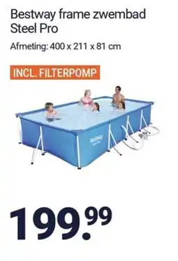 Inter Chalet Bestway frame zwembad Steel Pro aanbieding