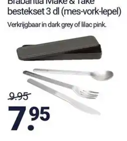 Inter Chalet Brabantia Make & Take bestekset 3 dl aanbieding