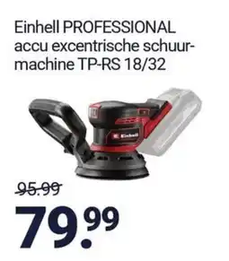 Inter Chalet Einhell PROFESSIONAL accu excentrische schuurmachine TP-RS 18/32 aanbieding