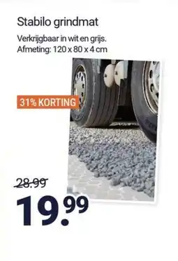 Inter Chalet Stabilo grindmat aanbieding