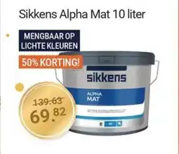 Inter Chalet Sikkens alpha mat aanbieding