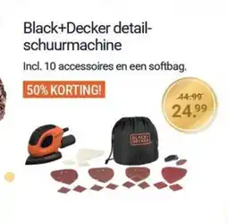 Inter Chalet Black+Decker detailschuurmachine aanbieding