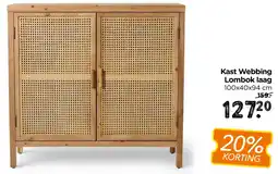 Xenos Kast Webbing Lombok laag aanbieding