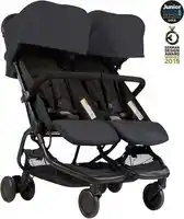 Bol.com Mountain Buggy Nano Duo V3 Black aanbieding