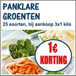 Vrieskoop Panklare groenten aanbieding