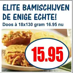 Vrieskoop Elite bamischijven de enige echte! aanbieding