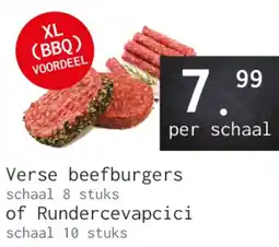 Naanhof Verse beefburgers of Rundercevapcici aanbieding