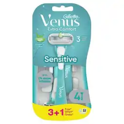 Trekpleister Gillette Venus Extra Comfort Sensitive Wegwerpmesjes aanbieding