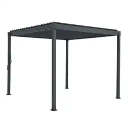 Van Cranenbroek Pergola 80 Solid antraciet 3 x 3 m Mirador aanbieding