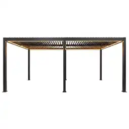 Van Cranenbroek Pergola Viceno antraciet 295 x 575 cm + LED aanbieding