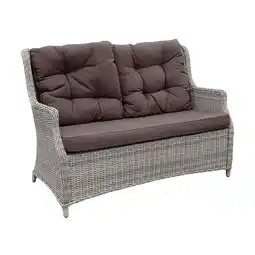 Van Cranenbroek Bank 2-zit Aprano white grey met kussens aanbieding