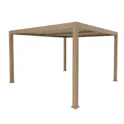 Van Cranenbroek Pergola Feriolo 295 x 395 cm Wood Look aanbieding