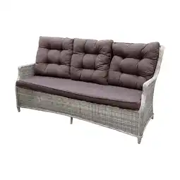 Van Cranenbroek Bank 3-zit Aprano white grey met kussens aanbieding