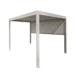 Van Cranenbroek Pergola Varzo Creme 295 x 295 cm aanbieding
