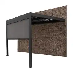 Van Cranenbroek Muurpergola Vinano antraciet 292 x 392 cm aanbieding