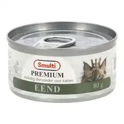 Van Cranenbroek Natvoer kat slices eend 80 g aanbieding