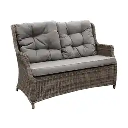 Van Cranenbroek Bank 2-zit Aprano willow grey met kussens aanbieding