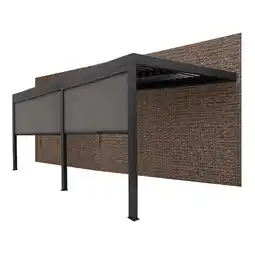 Van Cranenbroek Pergola muur Vinano antra 292x505 cm aanbieding
