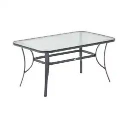 Van Cranenbroek Tafel Caleta 150 x 90 cm antra metal aanbieding