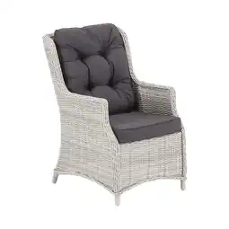 Van Cranenbroek Stoel Aprano white grey met kussens aanbieding