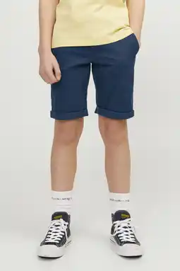Wehkamp JACK & JONES JUNIOR chino short JPSTDAVID JJCHINO navy blazer aanbieding