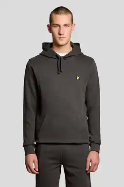 Wehkamp Lyle & Scott hoodie antraciet aanbieding